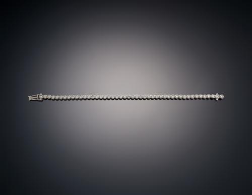 796   -  <p><span class="object_title">PULSERA RIVIERE EN CHATÓN CON DIAMANTES </span></p>