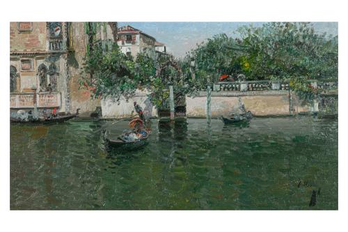 FIRMADOS JOSE LUIS CHECA (Valencia, 1950), Vistas de Veneci