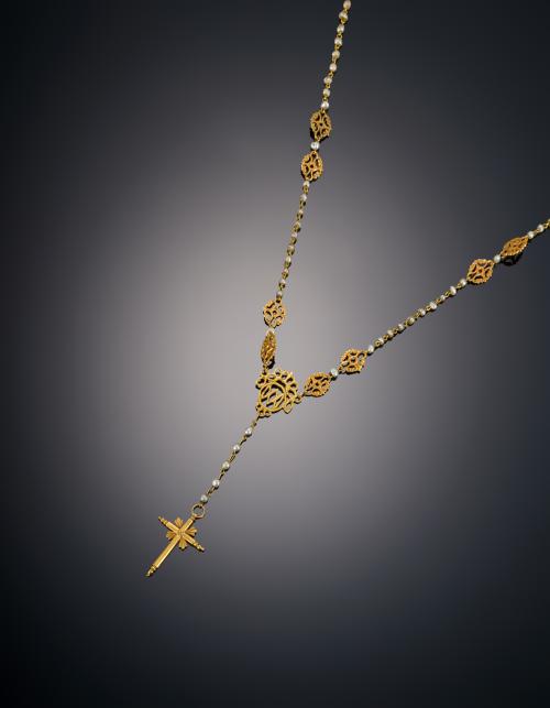 689   -  <p><span class="object_title">ROSARIO DE ORO SIGLO XIX</span></p>