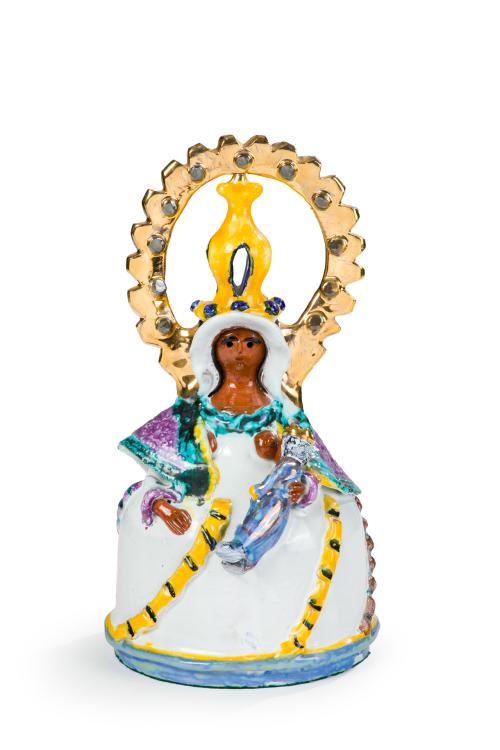 651   -  <p><span class="object_author">RAFAEL ORTEGA PORRAS (Badajoz, 1938 - Mérida, 2007) - Virgen del Puerto , patrona de Plasencia </span></p>