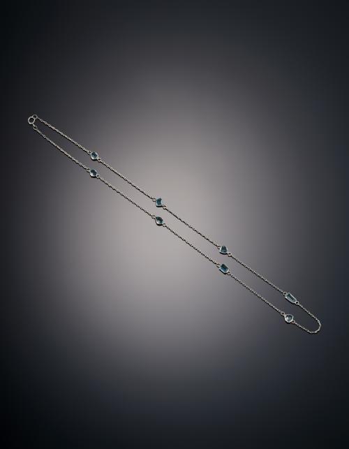 745   -  <p><span class="object_title">CADENA CON AGUAMARINAS </span></p>