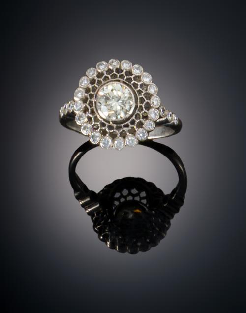 838   -  <p><span class="object_title">SORTIJA ESTILO BELLE ÉPOQUE </span></p>