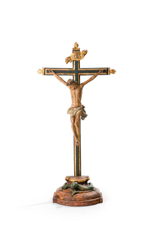 350   -  <p><span class="object_author">ESCUELA ESPAÑOLA S. XVIII - Cristo en la cruz </span></p>