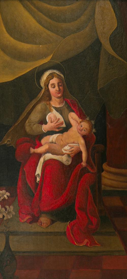 363   -  <p><span class="object_author">SEGUIDOR DEL S. XIX DE FRANS FRANCKEN  - Virgen de la leche </span></p>