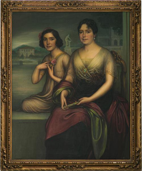 JULIO ROMERO DE TORRES (Córdoba, 1874 - 1930), Retrato de R