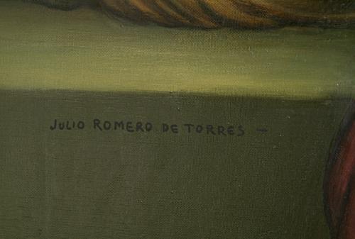 JULIO ROMERO DE TORRES (Córdoba, 1874 - 1930), Retrato de R