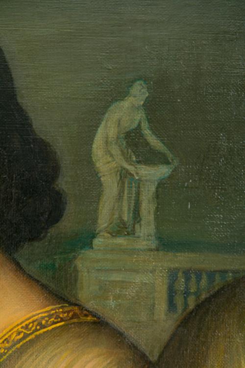 JULIO ROMERO DE TORRES (Córdoba, 1874 - 1930), Retrato de R