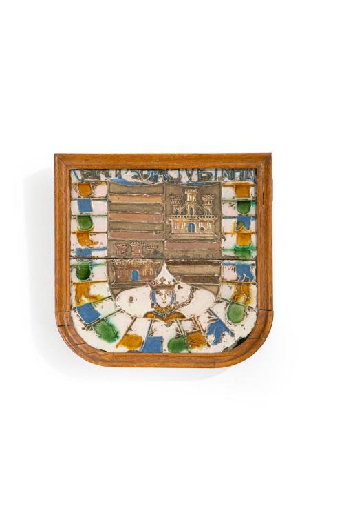 202   -  <p><span class="object_title">Importantísimo panel de azulejos sevillanos del siglo XVI (1518-1521) con las armas del conde de Cabra, procedente de convento de la madre de Dios de Baena, fundado por el III conde Cabra, don Diego Fernández de Córdoba y Mendoza. </span><br></p>