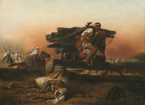 402   -  <p><span class="object_author">TOMÁS MORAGAS Y TORRAS (Gerona, 1837 - Barcelona, 1906) - El renegado </span></p>