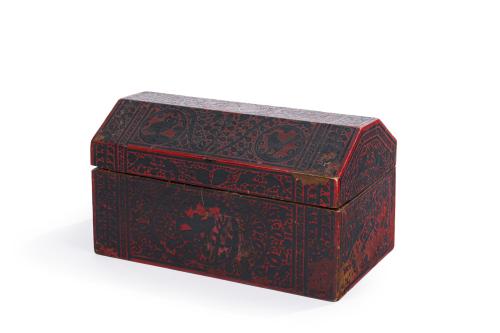 370   -  <p><span class="object_title">Baúl con tapa de Olinalá, Oaxaca, México. S. XIX.</span><br></p>