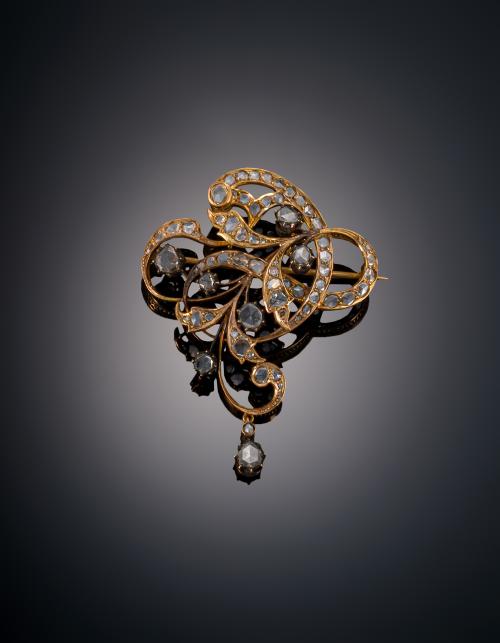 667   -  <p><span class="object_title">BROCHE ISABELINO MEDIADOS DE S. XIX</span></p>