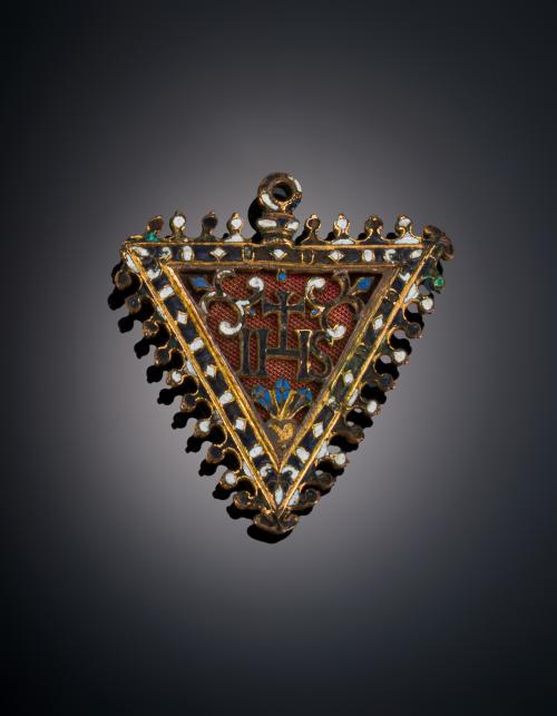 677   -  <p><span class="object_title">RELICARIO DE CRISTAL DE ROCA FNS. S. XVIII</span></p>
