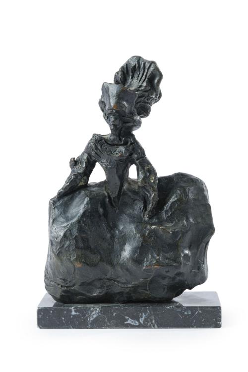 PABLO SERRANO ( Crivillen,1908 - Madrid, 1985), La reina Ma