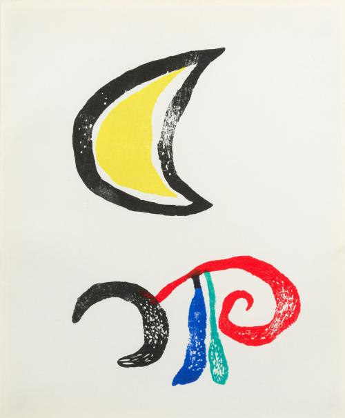 JOAN MIRÓ (Barcelona, 1893 - Palma, 1983), Plancha 69, Lito