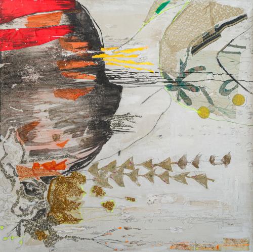 TERESA CALDERÓN (MADRID,1970), Espalda de geisha , Técnica 