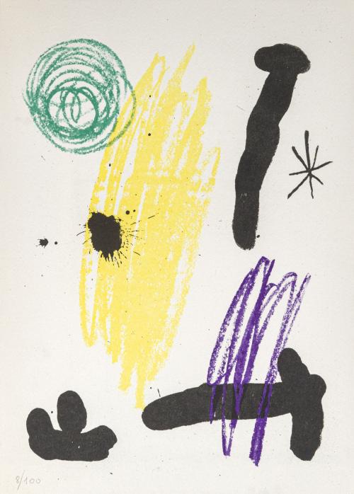 JOAN MIRÓ (Barcelona, 1893-Palma,1983), Joan Miro "obra iné