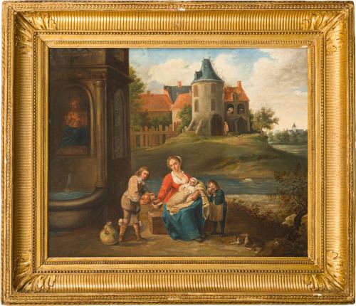 ESCUELA FLAMENCA (CÍRCULO DE DAVID TENIERS EL JOVEN, Ambere
