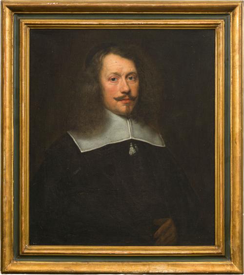 ESCUELA HOLANDESA. Siglo XVII, Retrato de un hombre, Óleo s
