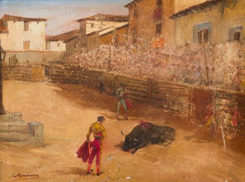 1302   -  <p><span class="object_author">ESCUELA ESPAÑOLA. Siglo XX - Plaza de toros</span></p>