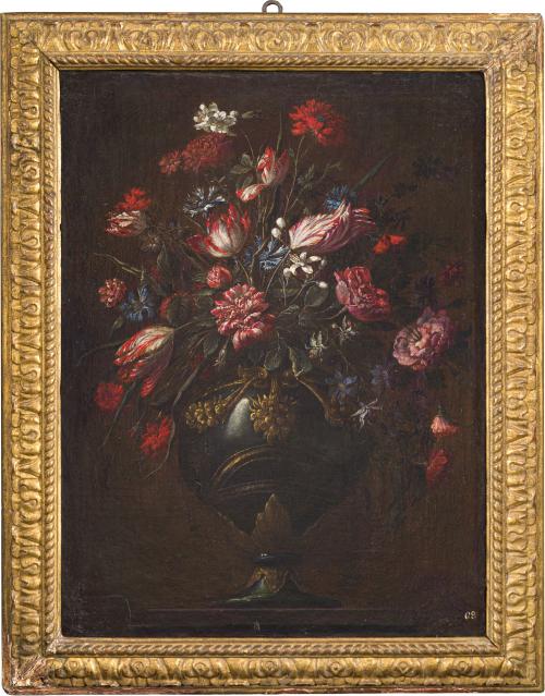 ATRIBUIDO A BARTOLOMÉ PÉREZ (Madrid, 1634-1698), Jarrón con