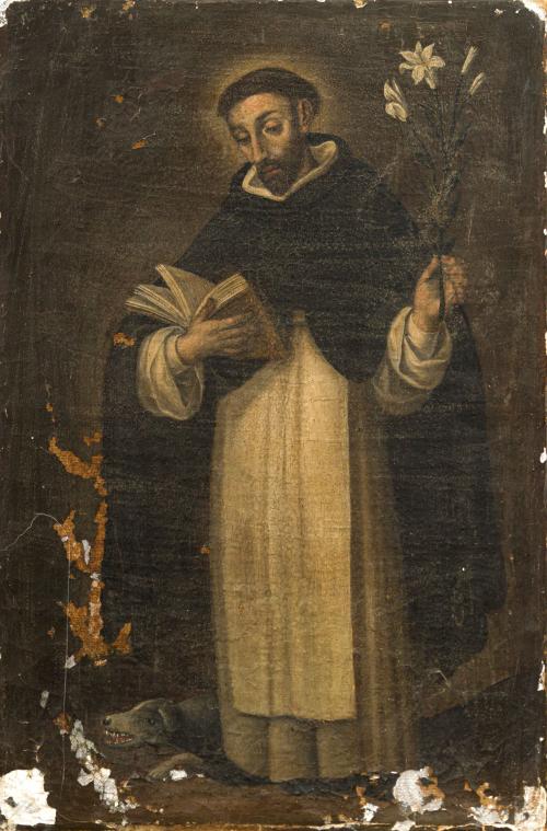 ESCUELA ESPAÑOLA. Siglo XVII, Santo Domingo de Guzmán, Óleo