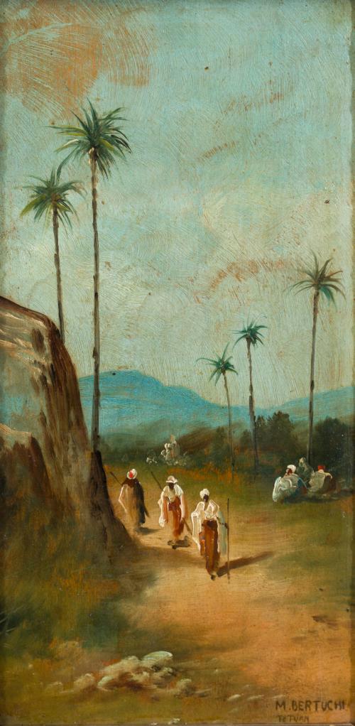 663   -  <p><span class="object_author">ESCUELA ORIENTALISTA S. XX - Paisaje</span></p>