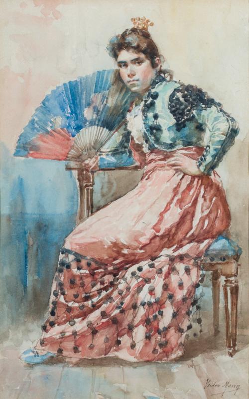 ISIDORO MARÍN (Granada, 1863-1926), Pareja de paisajes" y "