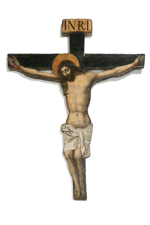 284   -  <p><span class="object_author">ANÓNIMO ANDALUZ  c. 1482 - 1512 -   Cristo en la Cruz </span></p>