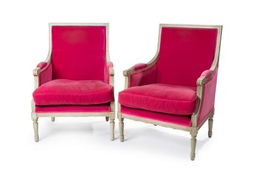 226   -  <p><span class="object_title">Pareja de sillones de estilo Luis XVI.</span><br></p>