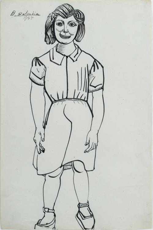 732   -  <p><span class="object_author">BENJAMÍN PALENCIA  (Albacete,1894 - Madrid,1980) - Muchacha</span></p>