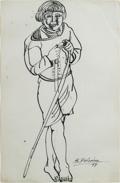 640   -  <p><span class="object_author">BENJAMÍN PALENCIA  (Albacete,1894 - Madrid,1980) - Pastor</span></p>