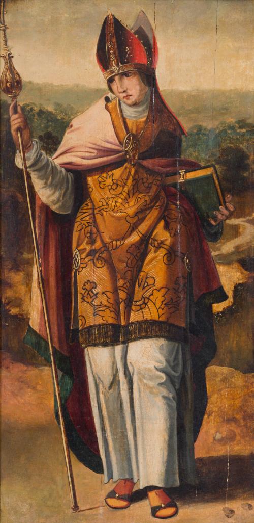 456   -  <p><span class="object_author">ESCUELA ESPAÑOLA. Principios del siglo XVI - San Agustín de Hipona<br/></span></p>