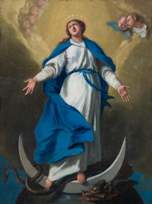 599   -  <p><span class="object_author">ESCUELA ESPAÑOLA S. XIX  - Inmaculada</span></p>