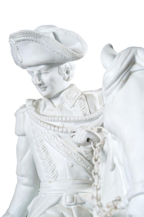 ESCUELA FRANCESA S. XX"Napoleón a caballo"Gran figura e