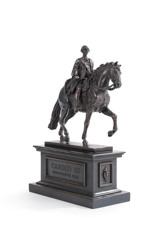 EDUARDO ZANCADA (1946)Escultura de Carlos III a caballo e