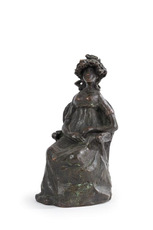 ESCUELA ESPAÑOLA, S. XX."Condesa de Chinchón"Escultura 