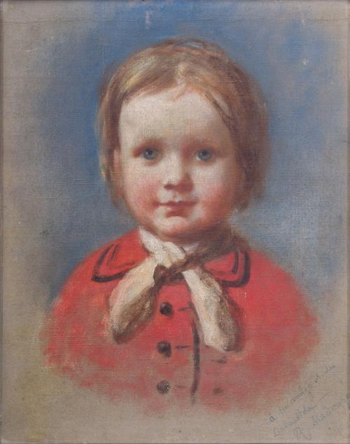655   -  <p><span class="object_author">ESCUELA ESPAÑOLA S. XIX  - Retrato de niño </span></p>