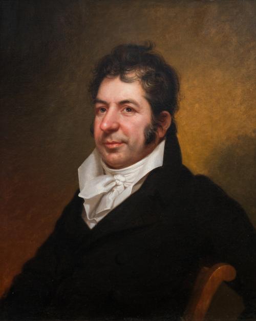 615   -  <p><span class="object_author">DISCÍPULO DE JEAN AUGUSTE DOMINIQUE INGRES (Montauban, 1780-París, 1867).  Segundo cuarto siglo XIX  - Retrato de caballero<br/></span></p>