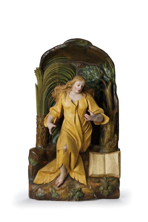 330   -  <p><span class="object_author">ATRIBUIDO A LUIS SALVADOR CARMONA (Nava del Rey, 1708 - Madrid, 1767) - María Magdalena </span></p>