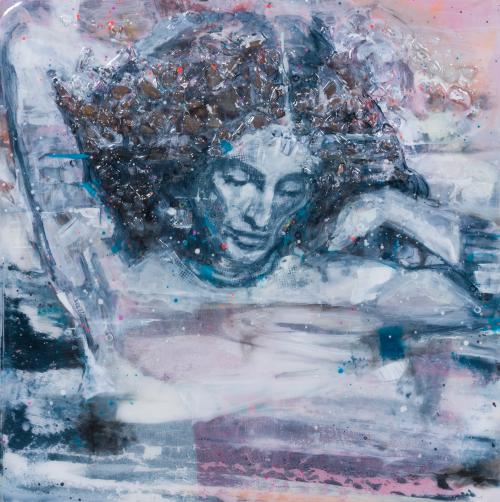 PATRICIA CALDEVILLA (Madrid, 1966), Renacer, Acrílico, resi