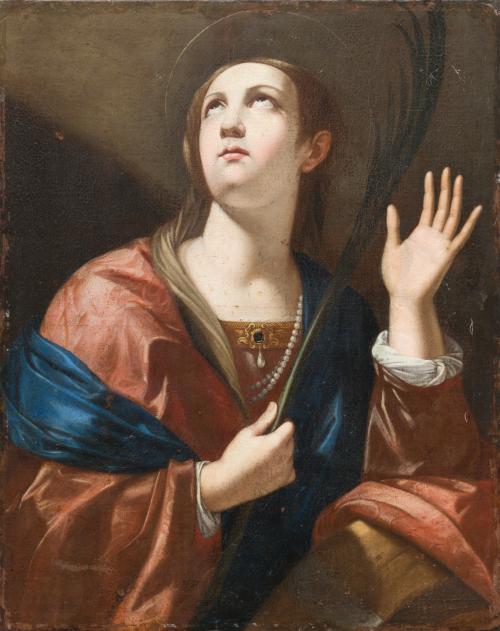 568   -  <p><span class="object_author">ESCUELA DE BOLONIA S.XVII - Santa Catalina de Alejandría </span></p>