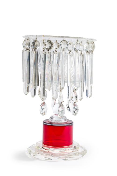 224   -  <p><span class="object_title">Original centro de mesa en cristal de La Granja, años 30.  </span><br></p>
