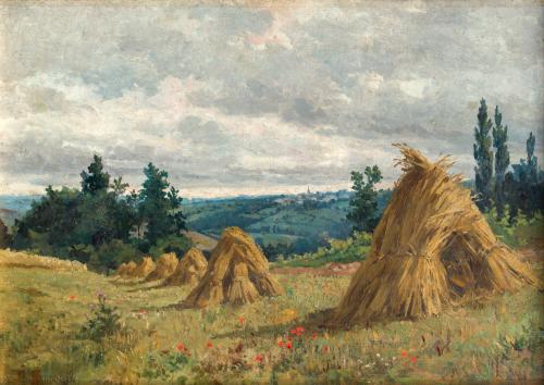 669   -  <p><span class="object_author">EUGENE BAUDOUIN (Montpelier, 1842 - Paris, 1893) - Paisaje </span></p>