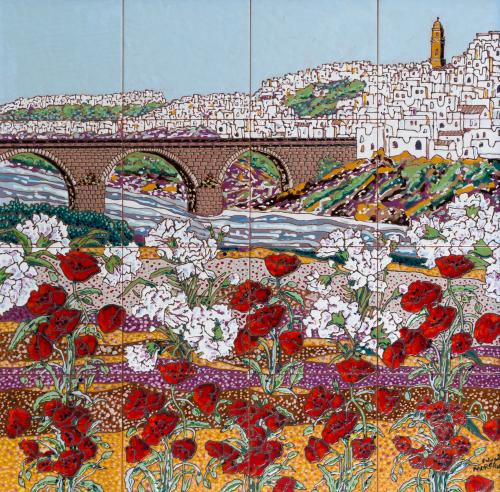 SALVADOR MORERA (Córdoba, 1944), Montoro, Cerámica a la c