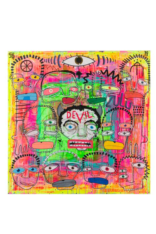 564   -  <p><span class="object_author">GEJO (Zaragoza, 1977) - Devil</span></p>