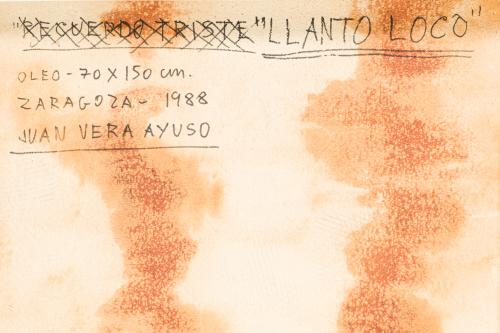 JUAN VERA AYUSO (Guadalajara, 1926 - Zaragoza, 2019), Llant