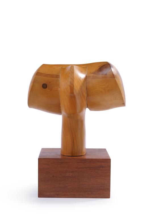 MANUEL MATEO CUENCA (Cuenca ,1951), Menina, Madera de sabina