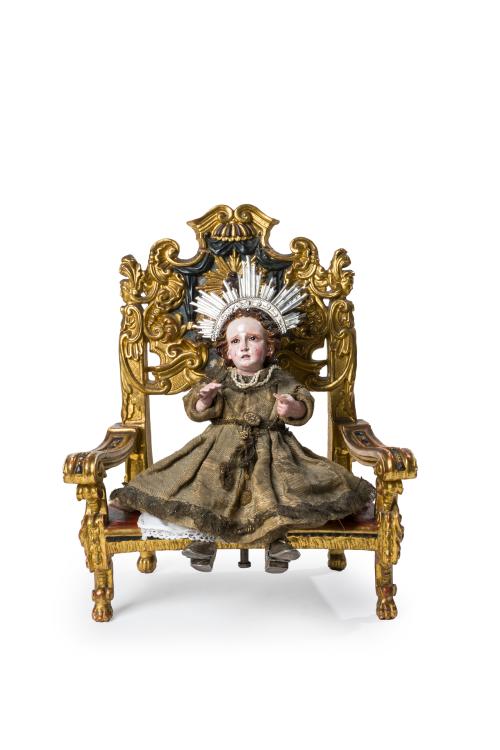 ATRIBUIDO A JOSÉ RISUEÑO (Granada, 1665 - 1732), Niño Jesús