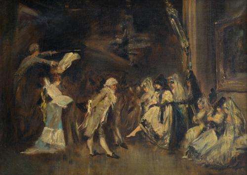 674   -  <p><span class="object_author">ESCUELA ANDALUZA S. XIX  - Baile </span></p>