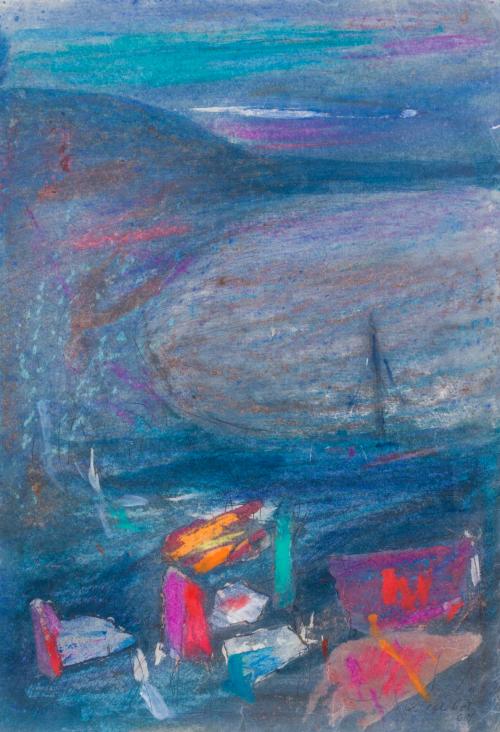 VICENT CALBET (Ibiza, 1938 - Fukuoka,1994) , Sin título, Ól
